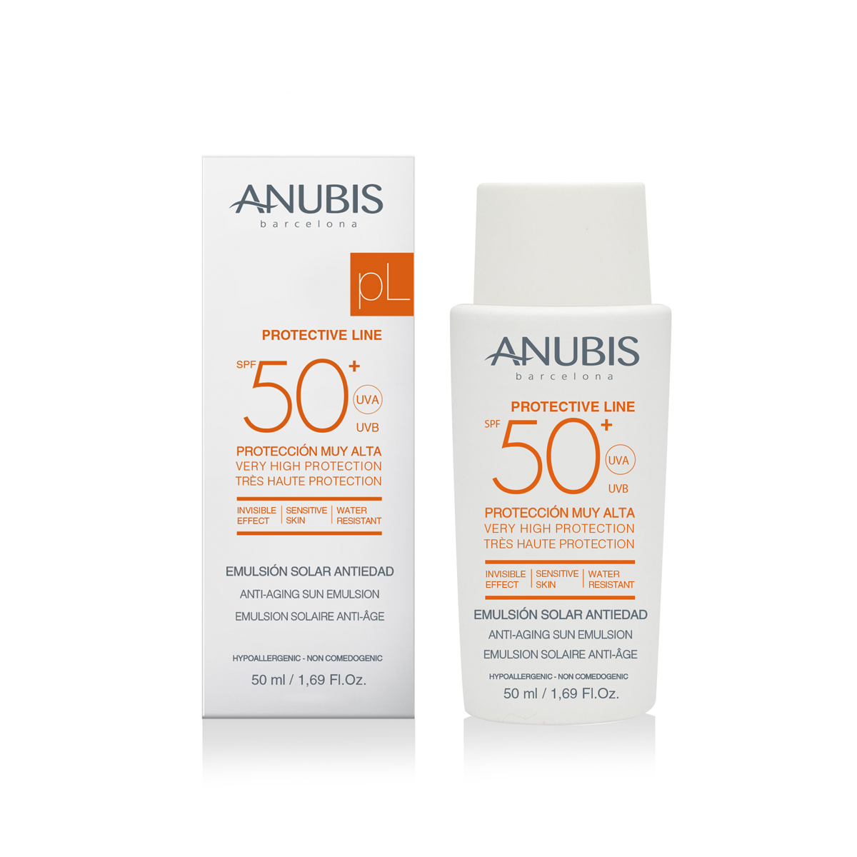 Емульсія-невидимка с Anti-aging ефектом SPF 50+ / Anti-aging Sun Emulsion SPF 50+, 50ml 