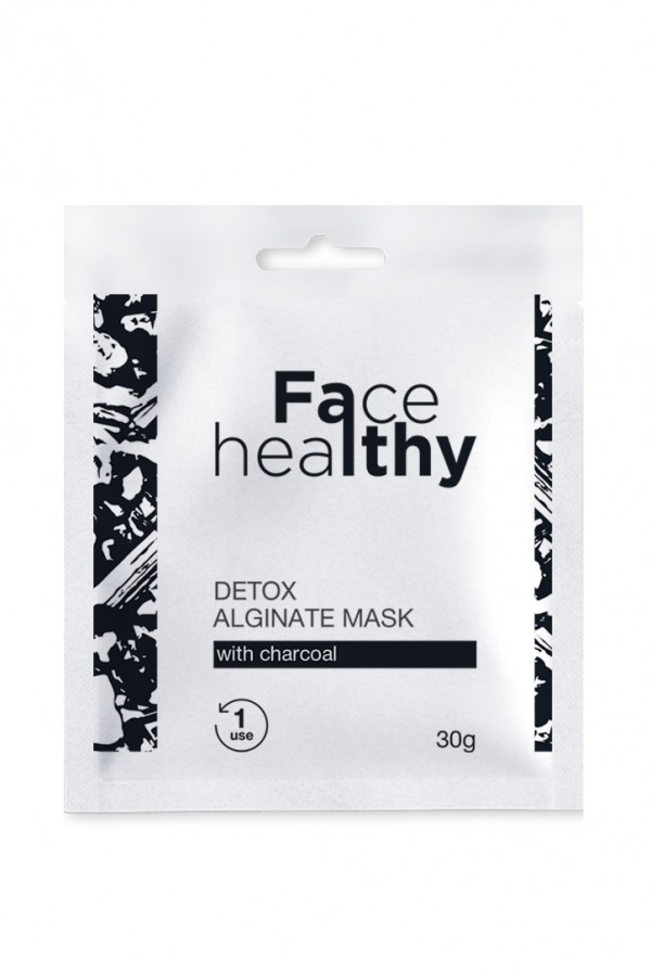 FALTHY (Фелси) Альгинатная маска DETOX с древесным углем 30g