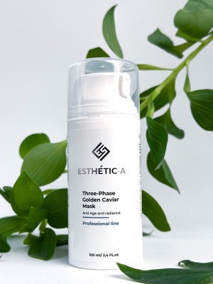 ESTHETIC-A Трехфазная золотая маска Caviar / Three-Phase Golden Caviar Mask 100ml