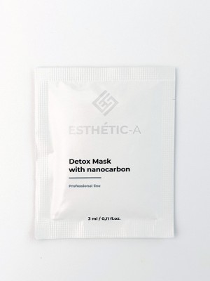 ESTHETIC-A Маска детокс з нановугіллям / Detox mask with nanocarbon 20х3ml